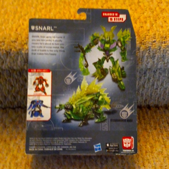 Age of Extinction Snarl Dino-Bot Transformer - Picture 2 of 2